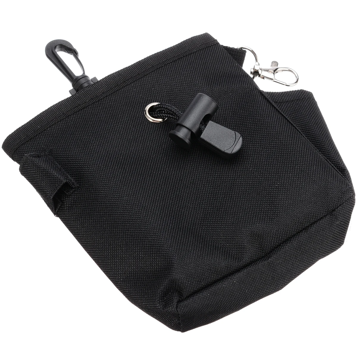 Portable Black Pet Dog Puppy Training Treat Snack Bag Feed Bait Food Pouch Belt Bags For Walking Running Traveling