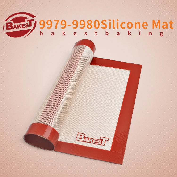 

BAKEST Glass Fiber Cloth Materia Silicone Mat Cake Baking Tools Two Sizes For Selection