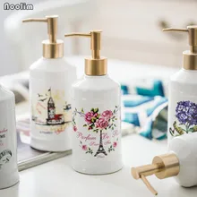 Из европейской керамики эмульсия суб-бутылка пресс дезинфицирующее средство для рук гель для душа шампунь бутылка отель ванная комната бутылочка для жидкого мыла