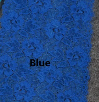 10 ярдов/партия, 16 см, эластичная кружевная лента для шитья, украшения, платье, рубашка, одежда, ткань - Цвет: Blue
