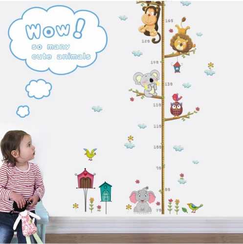 Kids Growth Chart Height Measure Wall Stickers Children Nursery Baby Room Decor Kids Growth Chart Height Measure Wall Stickers Children Nursery Baby Room Decor
