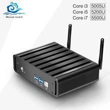 Hly новое ядро мини-компьютер i7 5500U i3 5005U i5 5200U Мини-ПК с 4 Гб оперативной памяти windows10 Tablet PC HTPC ТВ коробка USB3.0 Wi-Fi