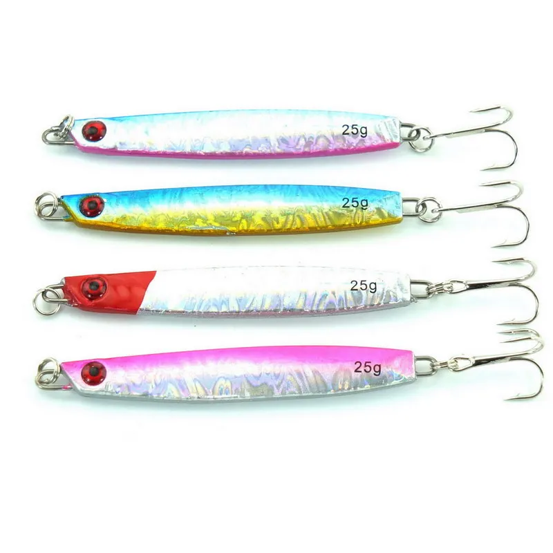 

1PCS Fishing Lures 8cm 25g Swimbait Metal Lead Alloy Artificial Bait Fishing Bait 4 Colors Hard Fishing Lures