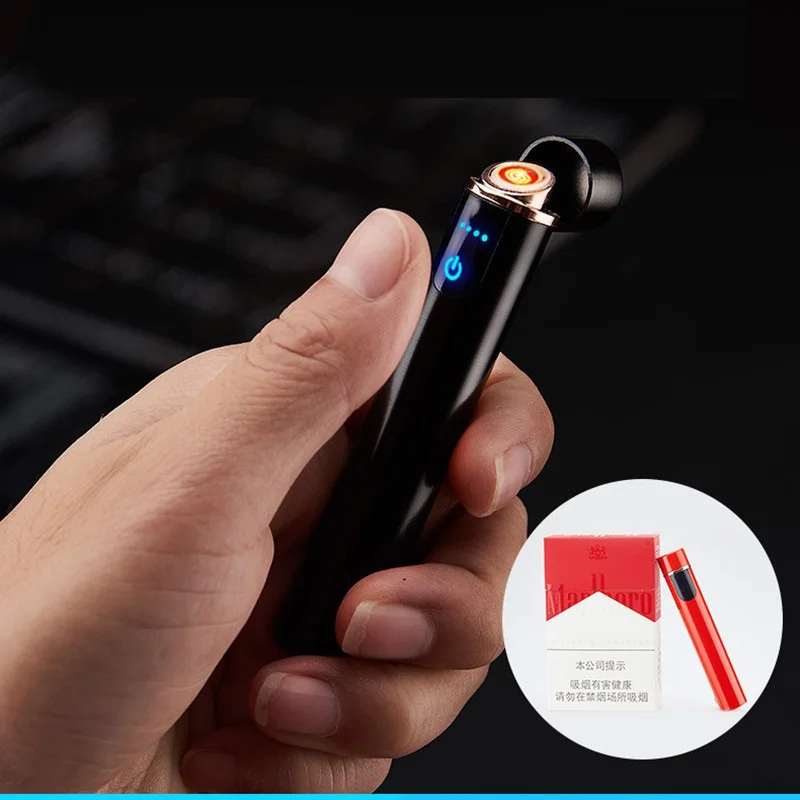Сенсорный индукции мини USB Зажигалка Вольфрам электронная сигарета зажигалка