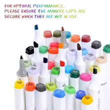 TOUCHNEW 60 Цвета графический маркер ручка набор маркеры для набросков и рисунков двуглавый искусства ручки с красками принадлежности для рисования