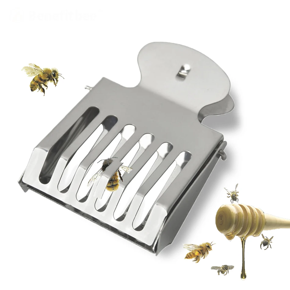 Benefitbee-2pc-Beekeeping-Queen-Bee-Catcher-Cage-Stainless-Steel-Bee-Catcher-Clip-Durable-Material-Beekeeper-Apiculture (6)