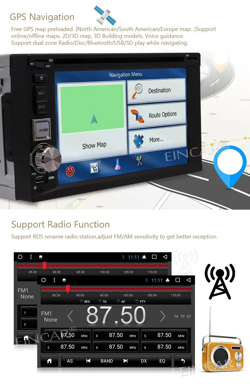 Best Front&Backup Camera+Android 7.1 Car Radio dvd player in Dash 8-Core GPS Sat Nav Headunit Support Wifi Bluetooth/RDS/SD/USB/OBD2 2 Best Front&Backup Camera+Android 7.1 Car Radio dvd player in Dash 8-Core GPS Sat Nav Headunit Support Wifi Bluetooth/RDS/SD/USB/OBD2 2