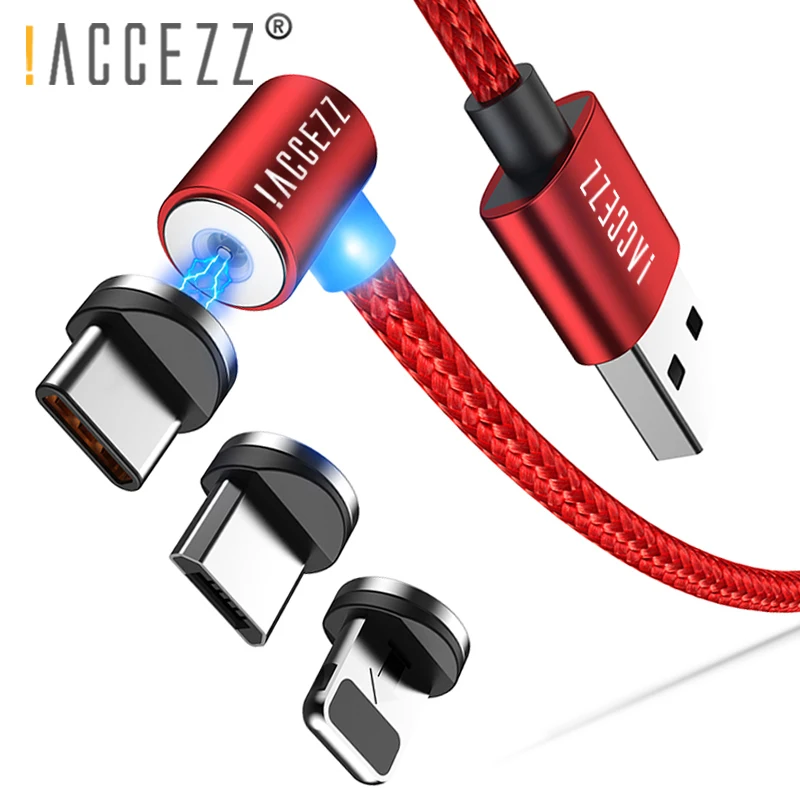 

!ACCEZZ Magnetic Usb Charging Cable For IPhone X XR XS Max Magnet Charger Cables For IOS 10 11 12 IPhone 8 7 6S 6 SE Charge Cord