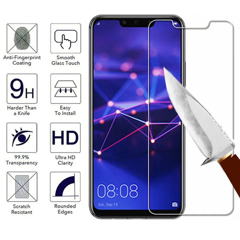 Защитное стекло для huawei mate 7 8 9 Защитная пленка для экрана 10 pro 20 lite защитная пленка huavei huawey закаленное стекло 2.5d