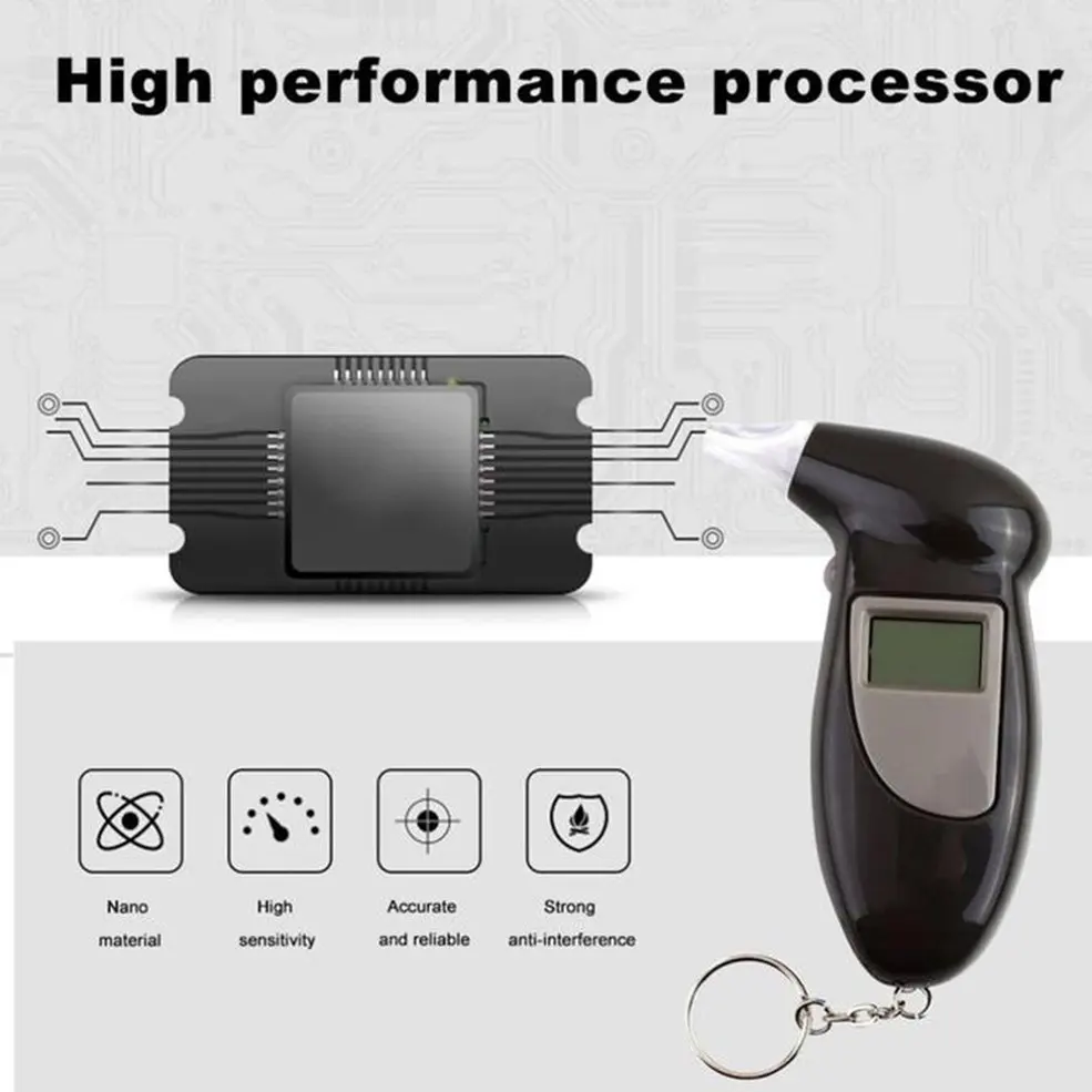 جهاز اختبار رقمي نسبة الكحول رقمي محلل كاشف LCD تصدير نوعية السيارة أدوات ABS المواد مصنع البيع المباشر