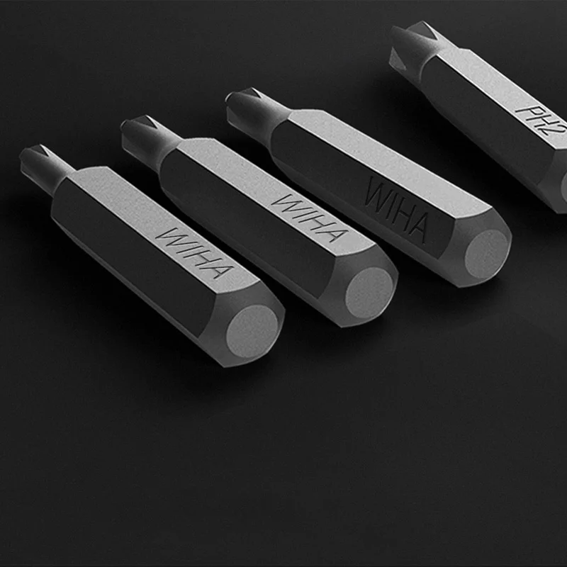 Набор отверток Xiaomi Mijia Wiha 24 прецизионных магнитных биты Alluminum Box Wiha DIY для ежедневного использования Набор отверток