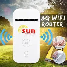 Портативный 3g Мобильный Wi-Fi MIFI беспроводной карманный-роутер широкополосный Unlockeds