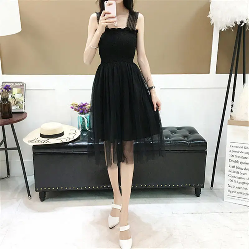 Summer-Korean-Women-Kawaii-Sweet-Dress-Solid-Ruffles-Spaghetti-Strap-Party-Dress-Empire-Knee-Length-Vestidos.jpg_640x640