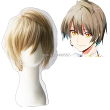 Love Live! Minami Kotori Male Ver Short Light Yellow Cosplay Wig