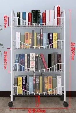 Модные книжные шкафы для спальни книжная полка прикроватная хранения|Книжные