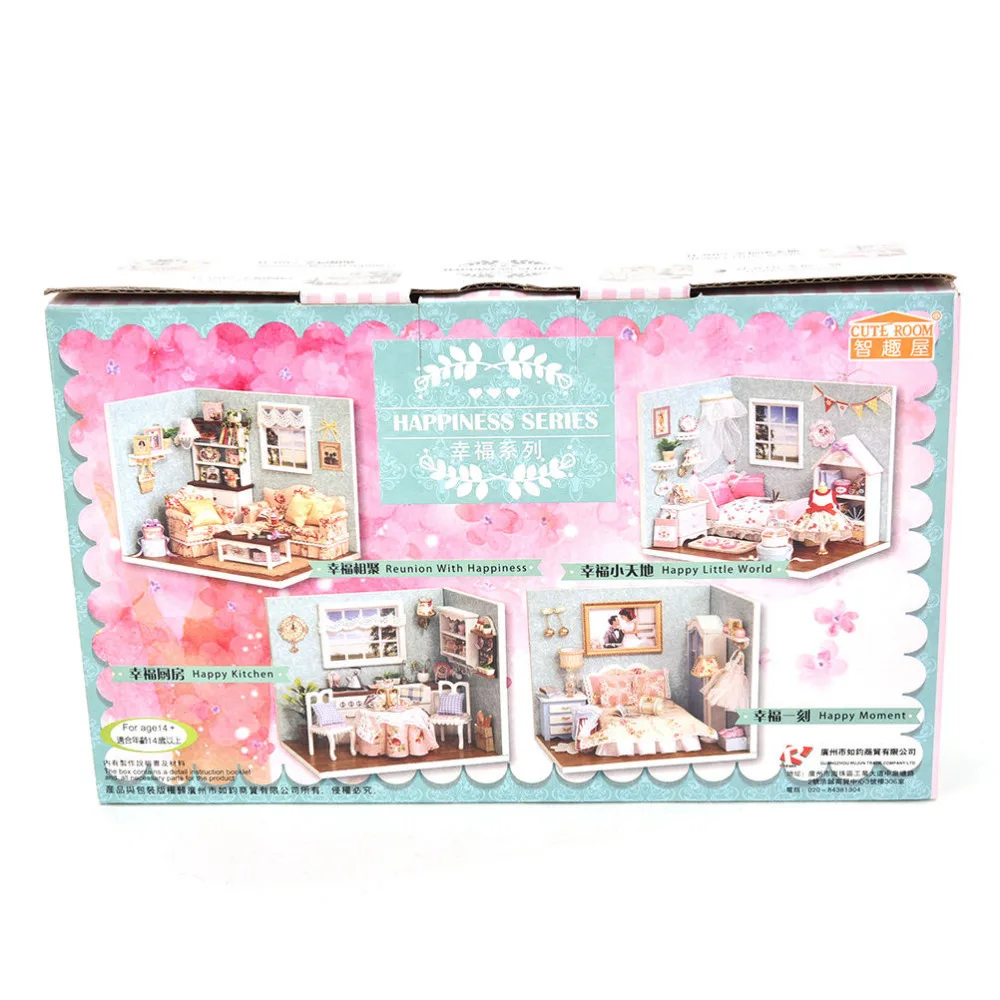 

DIY Handmade Wooden Doll House Toys With Furnitures For Doll Dollhouse Miniature Adult Kids Toy Assembling Model Kit