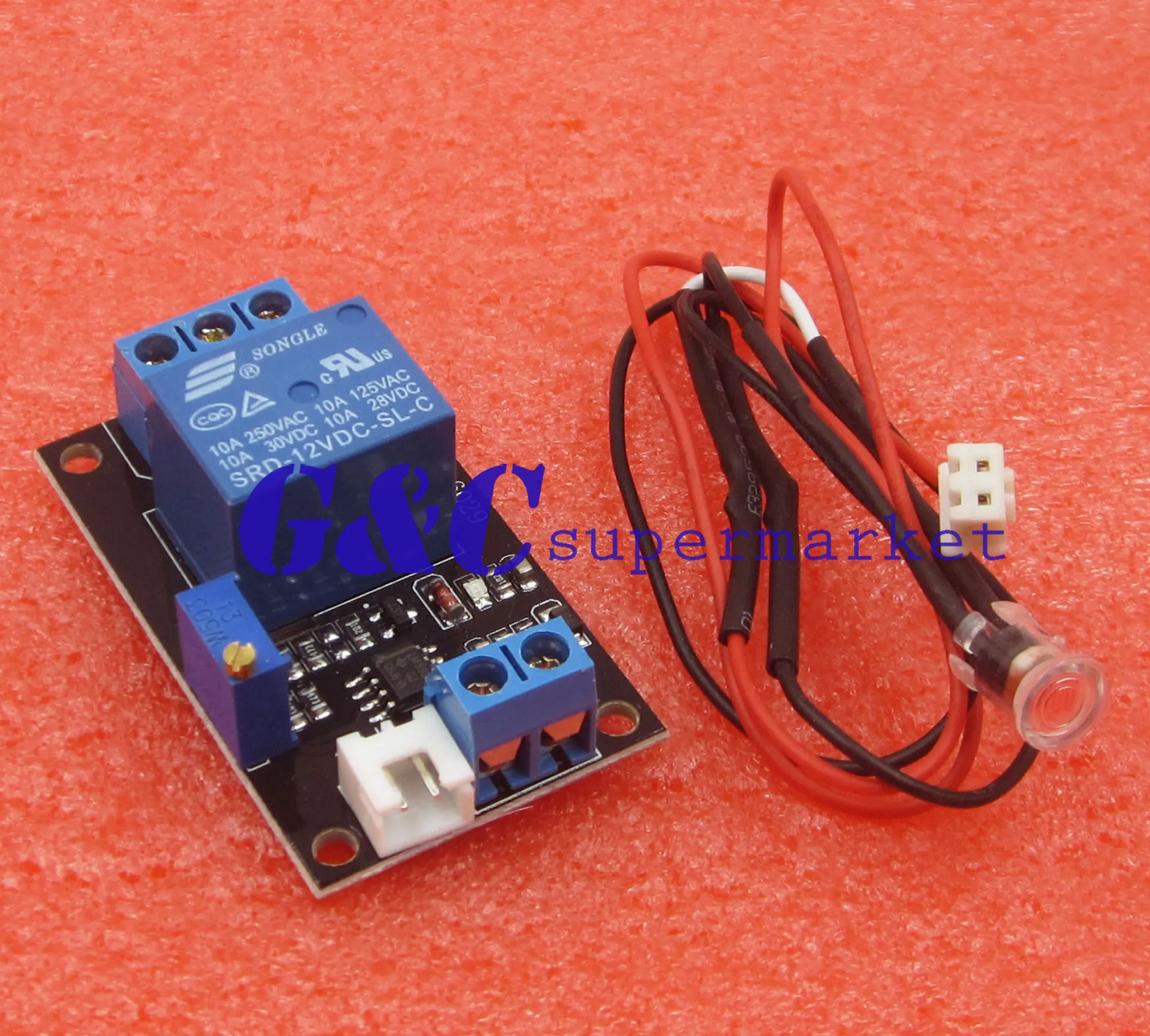 

Photosensitive resistance relay control module/light-operated switch DC12V
