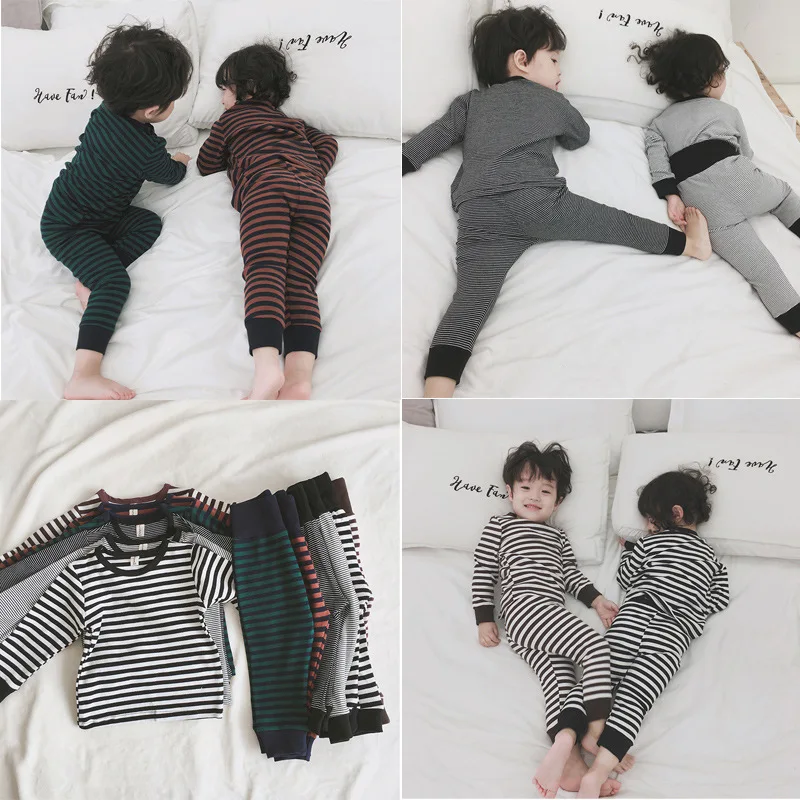 “ Conjuntos de Pijama Roupas Syue Lua Meninas 2017