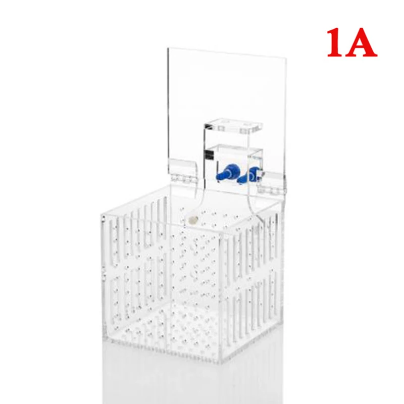 

High Clear Fish Breeding Box Aquarium Breeder Box Double Guppies Hatching Incubator Isolation