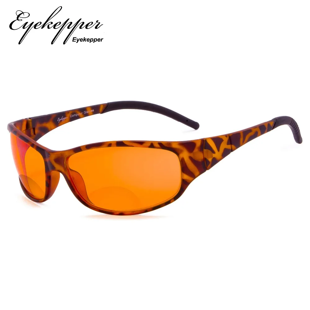 SGS080 Eyekepper синие блокирующие янтарные бифокальные очки для чтения сна ночное