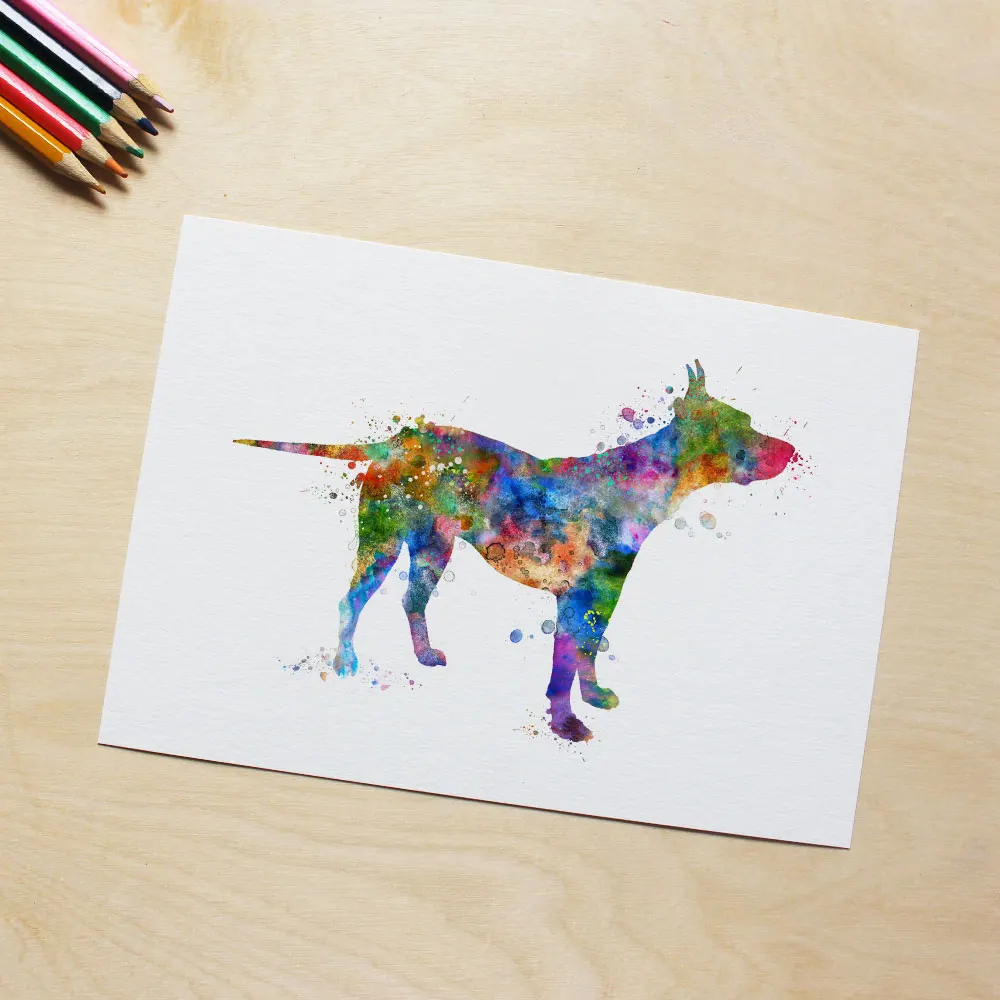 Pointer Dog Art Print Poster Pointer Wall Art Wall Hanging Pointer Dog