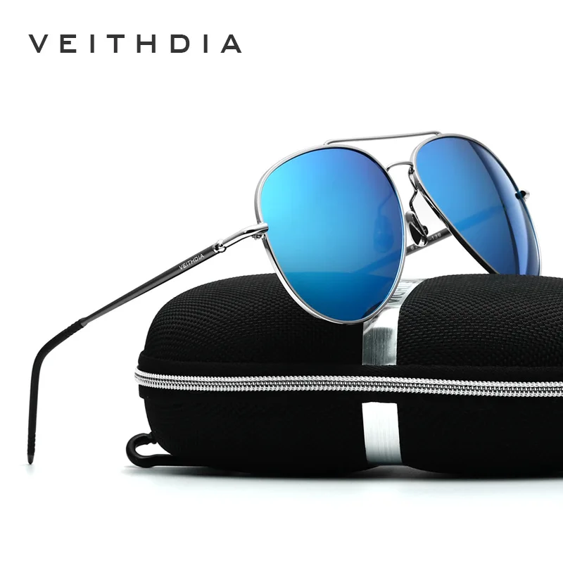 

2017 NEW VEITHDIA Men Sunglasses Brand Designer Rotate 180 degrees leg Vintage Sun Glasses gafas oculos de sol masculino 3618