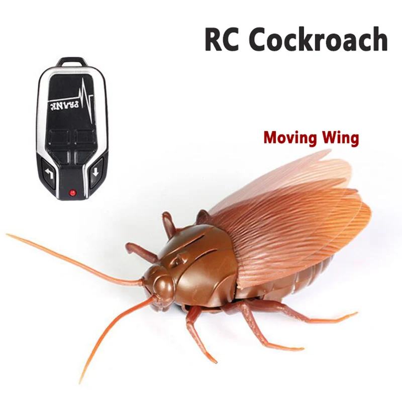 

TOFOCO Upgrade High Simulation Wings Can Move Rc Cockroach Toy Remote Control Cockroach Infrared Gift Shocker Jokes Prank