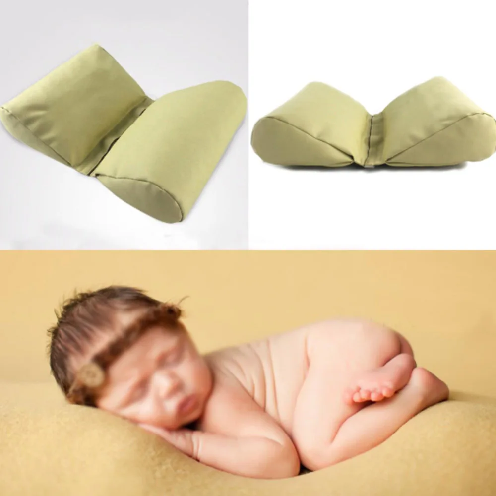 

Butterfly Wedge Shaped Posing Pillow For Newborn Photography Props PU Material Baby Cushion Infant Positioner Z40