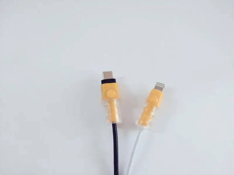 10 шт./лот USB кабель протектор красочные USB зарядное устройство Шнур защита для iPhone 8 7 6s 6 5 5S рукав Защита для samsung Android