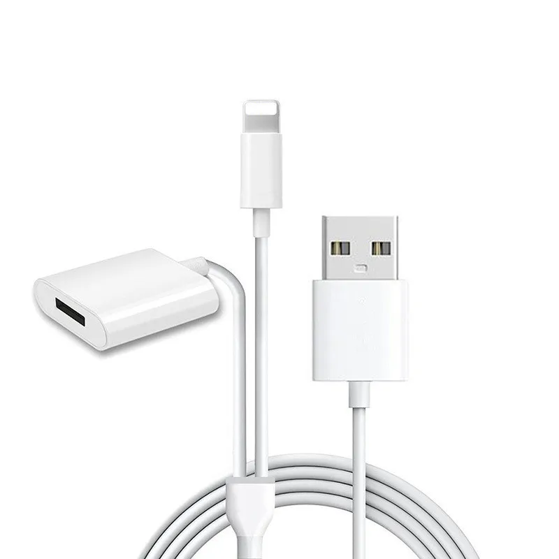 2 в 1 зарядное устройство для iPhone X Xr Xs Max зарядный кабель Apple Pencil адаптер Шнур iPad
