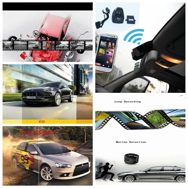 Two Year Guarantee Full HD 1080P Car Camera Car DVR Vehicle Dash Camera NTK96655+Sony IMX322 For BMW