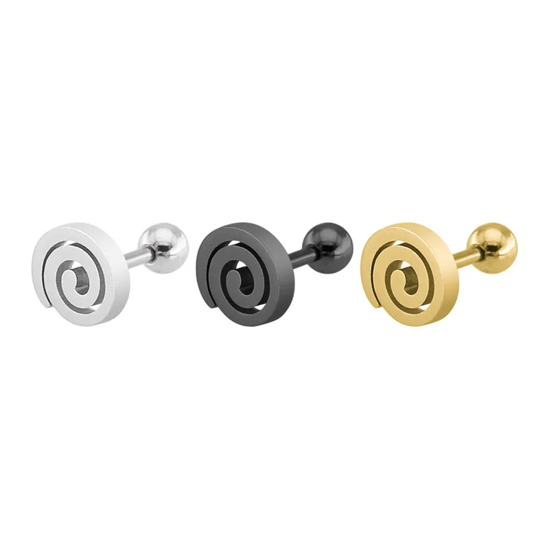 Titanium steel earrings