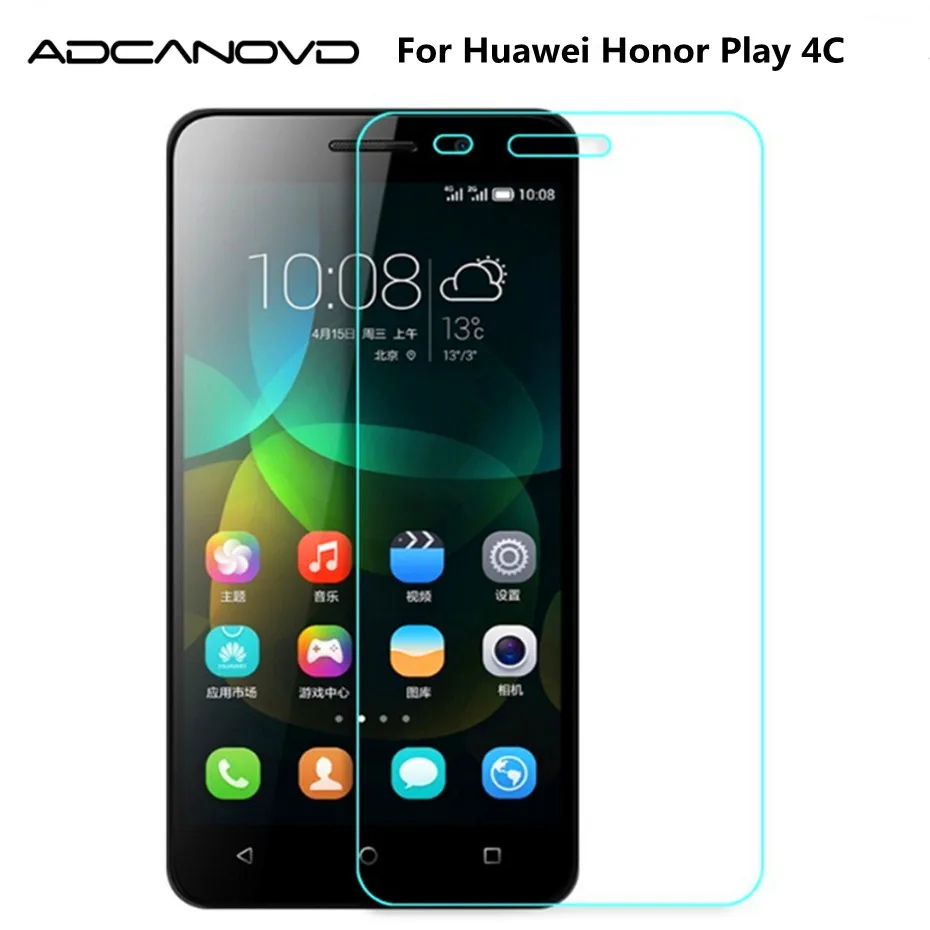 Adcanovd 9 H 2.5D Закаленное Стекло для Huawei Honor Play 4c chm-u01 Honor 4C двойной Экран протектор Защитная Плёнки