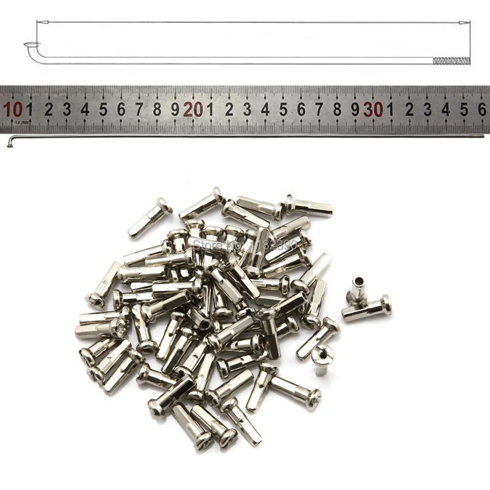 Bike spokes bicycle Road bicycle 14G/14K 185-300mm length stainless steel material spokes BZN002