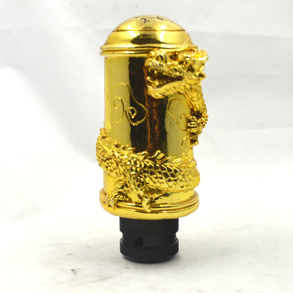 

hot 2017 New Zinc Alloy Universal Cool Gear Shift Knob lever Stick Lighted Gears Rally Racing Shifter for Manual Transmission