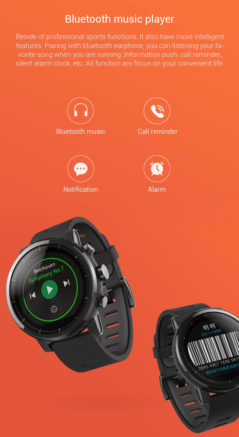 Xiaomi Amazfit 2 Смарт-часы с gps Xiaomi часы PPG монитор сердечного ритма 5ATM водонепроницаемый