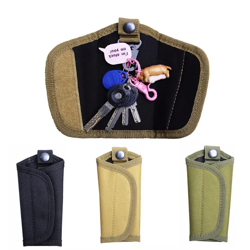 

600D Tactical Key Holster Outdoor Military Waist Mobile Key Mini Tools Pouch Sport Bag for Outdoor Camping Hiking Wallet