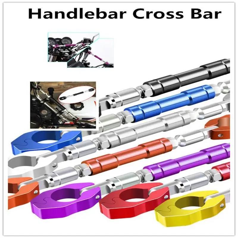 

Universal 22MM Motorcycle Handlebar Adjustable Cross Bar Steering Wheel Strengthen Brace Adjustable Handle Bar New Styling