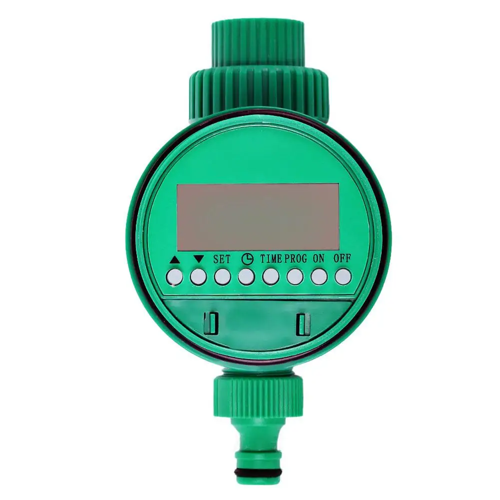 Таймер для полива сада шаровой клапан автоматический электронный таймер для полива воды домашний таймер для полива сада с ручным контроллером системы - Цвет: green