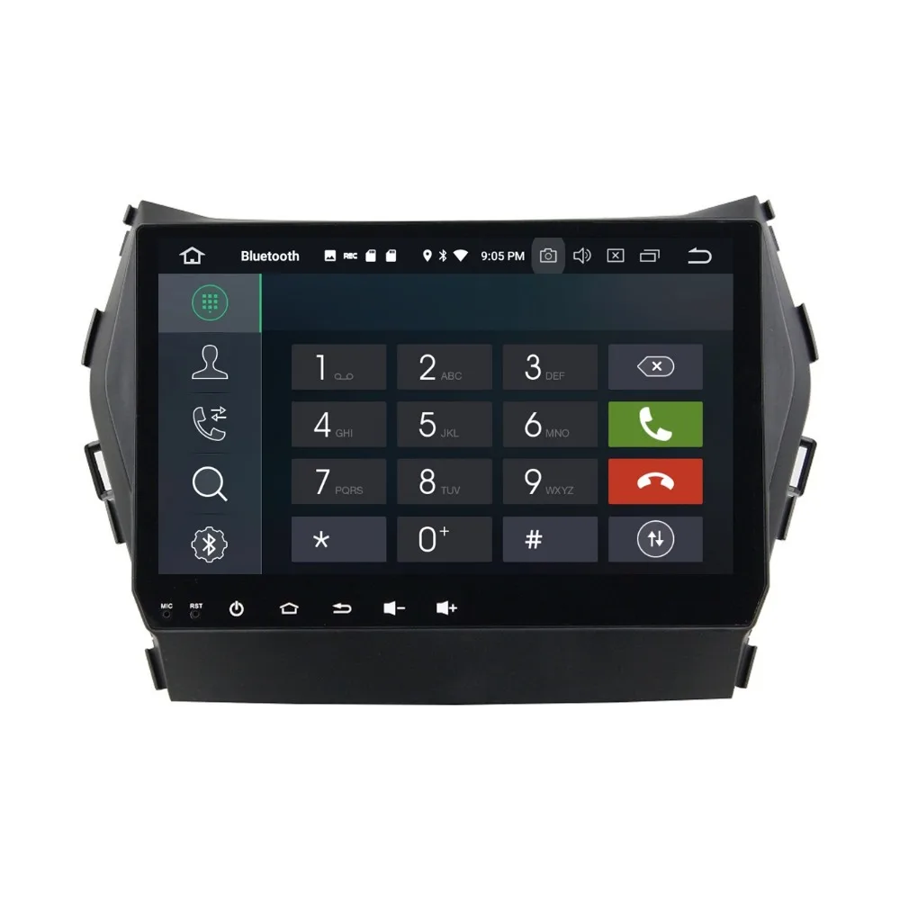 Sale Android 8.0 Car Stereo DVD Radio GPS Navigation for Hyundai Santa Fe ix45 2013-2016 4GB RAM Bluetooth WIFI Mirror-link 32GB ROM 7
