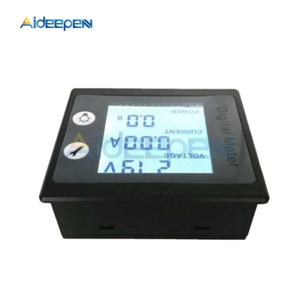 AC 80-260V 100A AC lcd Цифровой Амперметр Вольтметр мощность энергии Вольт Напряжение измеритель тока с STN lcd подсветка 110V 220V