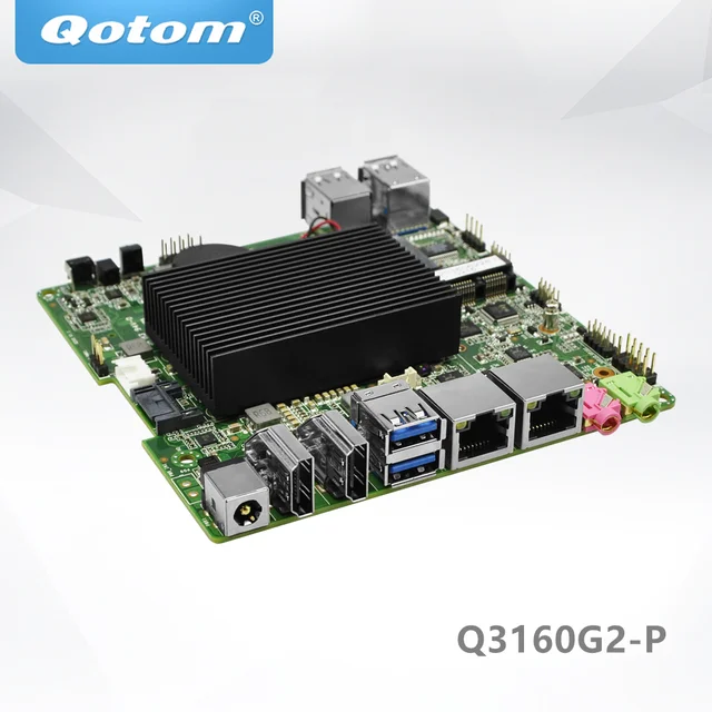 Special Offers QOTOM Mini ITX Motherboard Q3160G2-P with Celeron J3160 Processor, quad core up to 2.24 GHz Special Offers QOTOM Mini ITX Motherboard Q3160G2-P with Celeron J3160 Processor, quad core up to 2.24 GHz