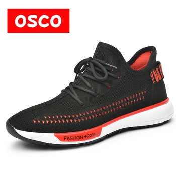 

OSCO Fashion Sneakers Men Summer Wild Casual Shoes Men Breathable Walking Trainers Students Trend Flat Slip-on Men Shoes