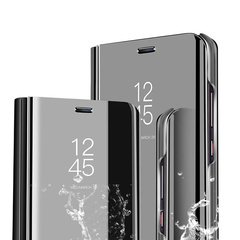 Smart Mirror View Case For Xiaomi Redmi 5 Plus 6A Note 5 4X 6 Pro Flip Leather Stand Case For Xiaomi Max3 F1 Mi 8 Pro Lite Cover