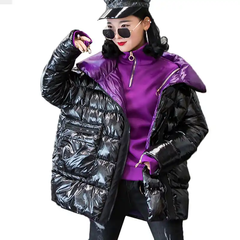 short down jacket women's