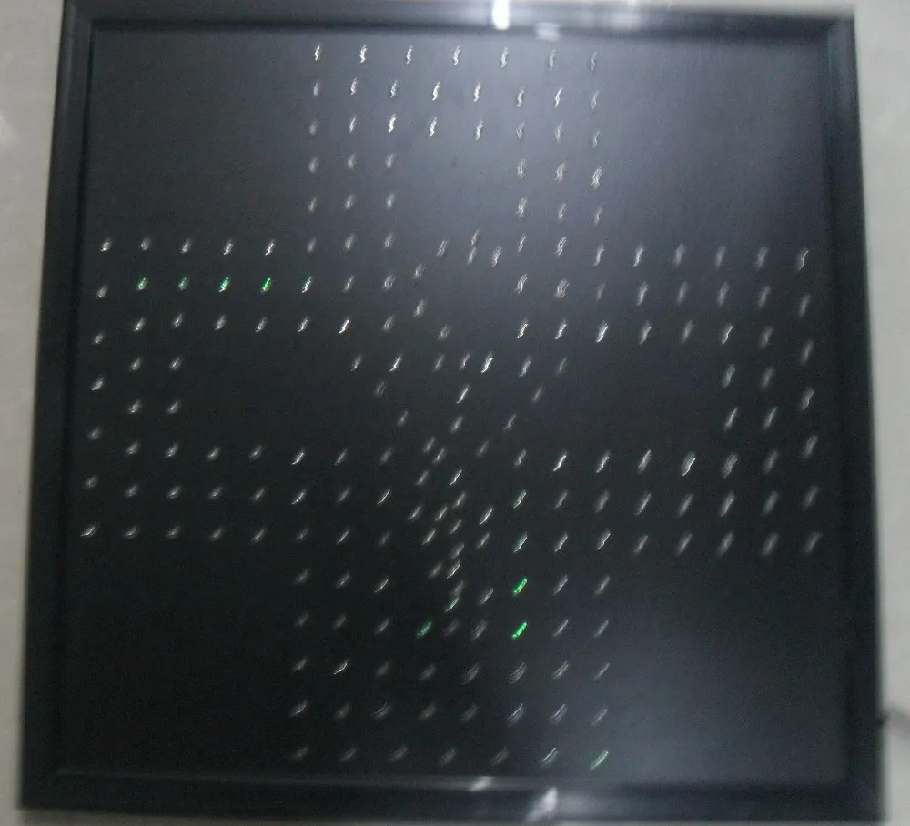 Прямая графика 15 мм пикселей Крытый светодиодный бизнес магазин открытый неоновый знак 19x19 дюймов Led аптека крест знак