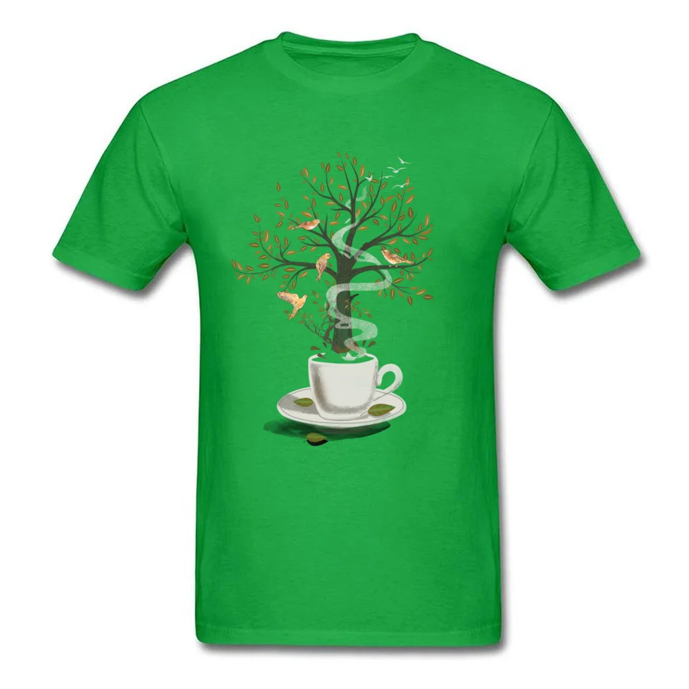 100% Cotton Men Short Sleeve cup of dreams 10093 T-shirts Design Tops Shirts 2018 New Fashion 3D Printed Crewneck Tee Shirts cup of dreams 10093 green