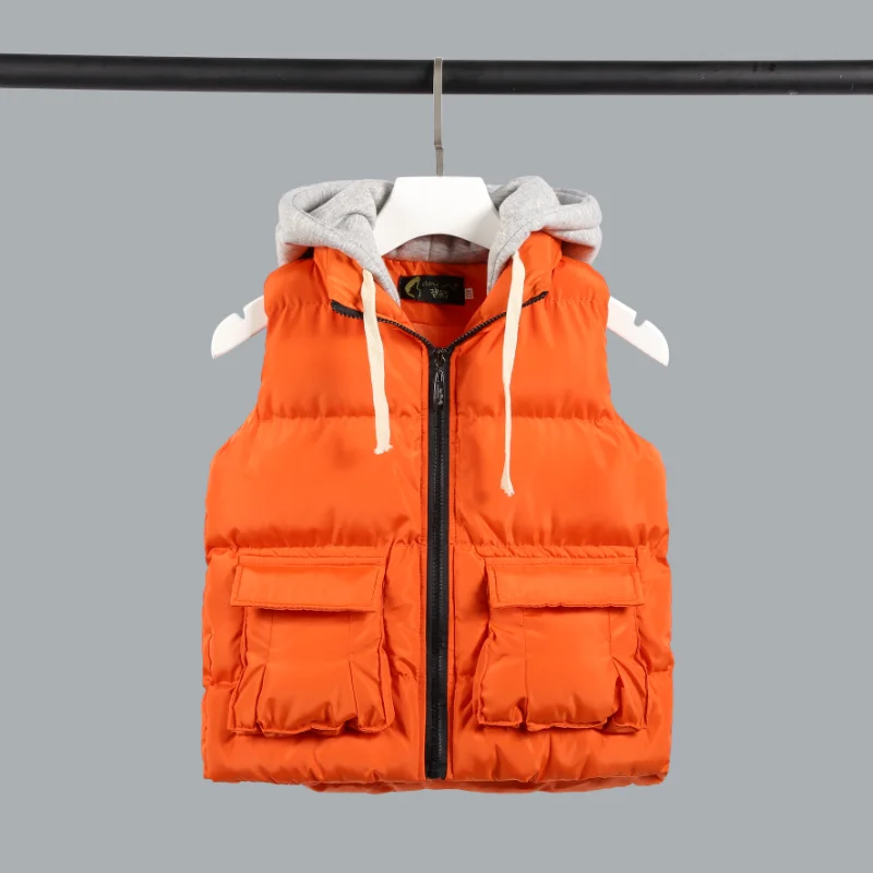 

Boys Cotton Vest Girls Cotton Outerwear Solid Casual Kids Vest Children Clothing Boys Clothes