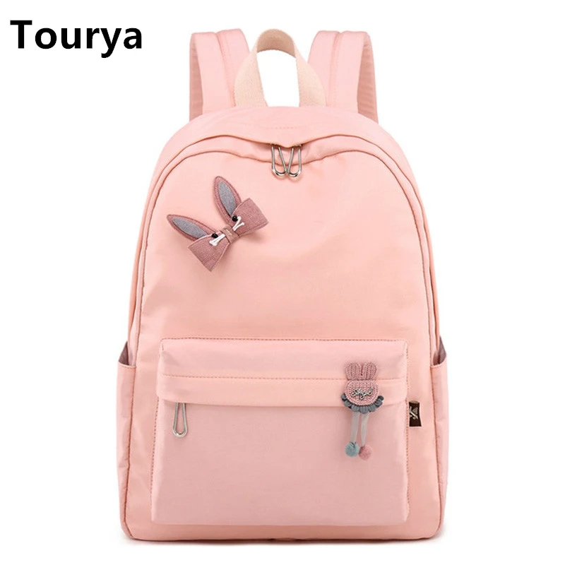 

Tourya Fashion Bookbags Women Backpack Travel Bagpack Student School Bag For Teenagers Girl Knapsack Travel Rucksack Mochila