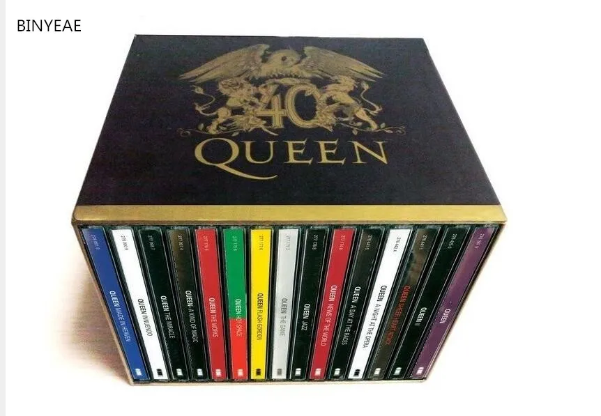 

2017 Real The For Queen 40th Anniversary 30 Cd Box Set Booklets Full Collection Factory Sealed Limited Edition Free Shipping